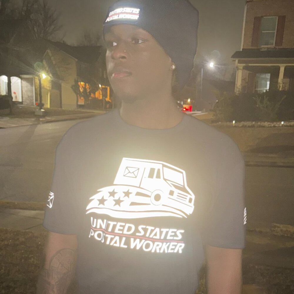 Reflective Postal Tshirt | Choose Logo | Delivery Worker Carrier - Picture 5 of 13